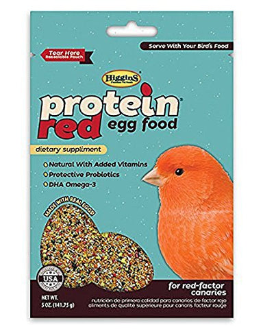 Higgins Pet Food Protein Red Egg Food Usa - 5oz