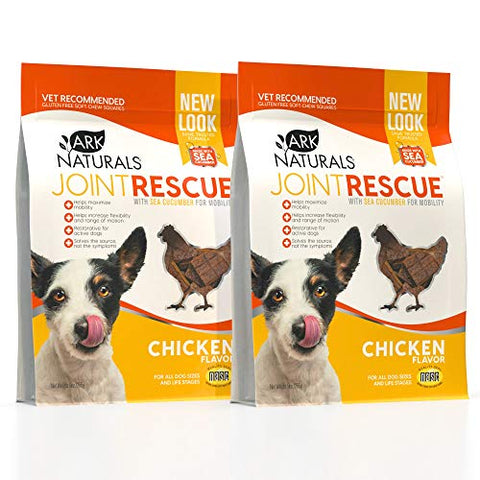 ARK NATURALS Sea Mobility Joint Rescue Bundle Pack, Chicken Flavor, Dog Joint Supplement with Glucosamine & Chondroitin, 2 Pack