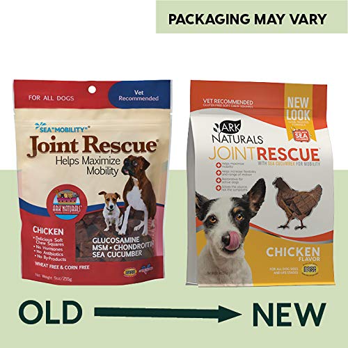 ARK NATURALS Sea Mobility Joint Rescue Bundle Pack, Chicken Flavor, Dog Joint Supplement with Glucosamine & Chondroitin, 2 Pack