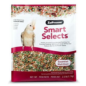 ZuPreem Smart Selects? Daily Bird Food For Cockatiels & Lovebirds