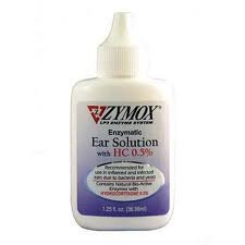 Zymox Enzymatic Ear Solution  with 0.5-Percent Hydrocortisone, for Dog & Cat, PACK OF 2