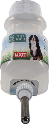Lixit Corporation DW-44 No Drip Dog Top-Fill Water Bottle, 44-Ounce, Assorted Colors
