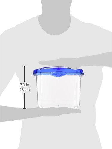 Aqueon Betta Fish Tank Starter Kit, Half Gallon, Blue