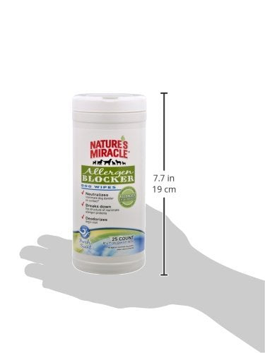 Nature's Miracle Allergen Blocker Dog Wipes 50 ct (NM-5443