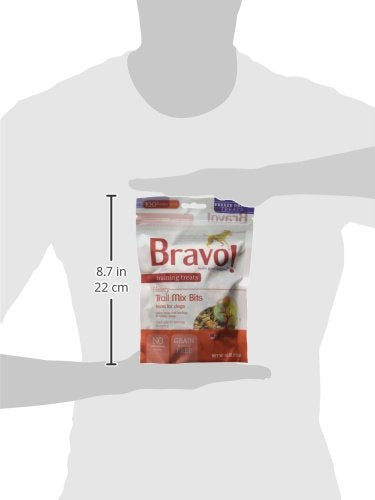 Bravo Dog Treats Freeze Dried Trail Mix Snack Training Treat For Pets 4 oz Bag