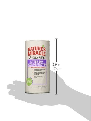 Nature's Miracle Just for Cats Odor Destroyer Litter Powder, 40 oz