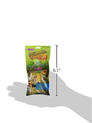 F.M. Brown's Tropical Carnival Natural Mini Corn-on-The-Cob Pet Treat with Husks, 5.5-oz Bag - Small Animal Foraging Treat