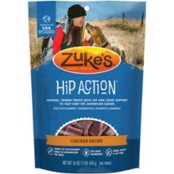Zuke's Hip Action Dog Treat, Chicken Recipe, 2-Pound. Packaging may Vary