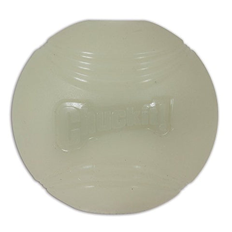 ChuckIt 4 Pack of Max Glow Dog Toy Balls, Medium Size