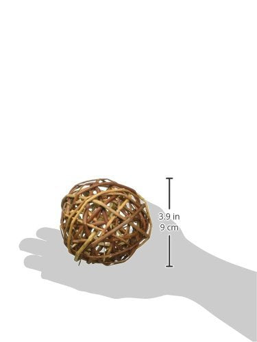 Ware Manufacturing Willow Branch Ball for Small Animals - 4-inch - Pack 2
