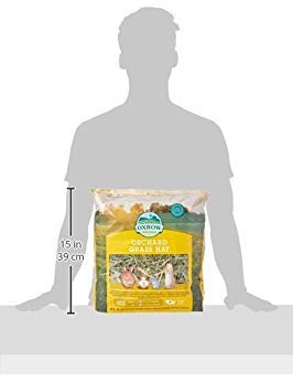 Oxbow Animal Health Orchard Grass Hay for Pets, 40-Ounce (2 Pack)