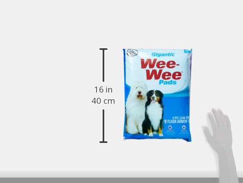 Four Paws Wee-Wee Pads, Gigantic, 18 per Pack (2 Packs)