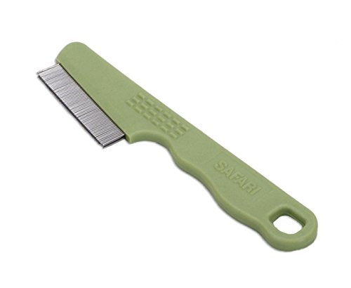 Safari Pet Products Dog Flea Comb (Green - 2 Pack)