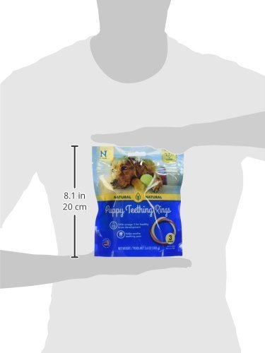 N-Bone 3-Rings Puppy Teething Ring, Chicken Flavor, 6-Pack