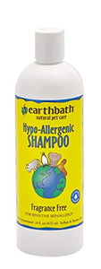 Earthbath THREP0037 All Natural Hypo-Allergenic and Fragrance-Free Shampoo, 16-Ounce
