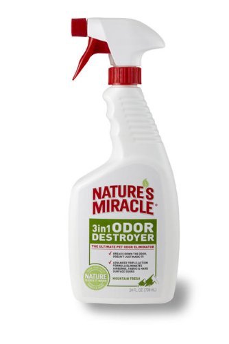 Nature's Miracle 3-in-1 Odor Destroyer, 48-Ounce (Mountain Fresh)