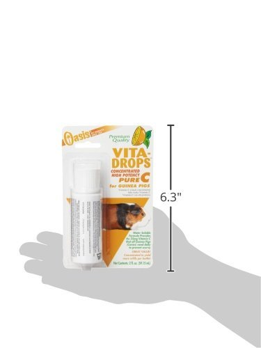 Kordon OASIS #80254 Vita Drops-Pure C for Guinea Pig, 4-Ounce