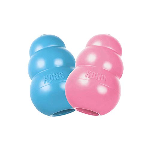 KONG Medium Puppy Teething Toy - Colors May Vary (2 Pack)