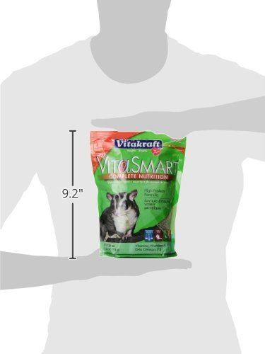 Vitakraft VitaSmart Sugar Glider Food - High Protein Formula, 56 Ounce