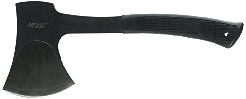 MTECH USA Camping Axe, Two-Tone Blade, Black Rubberized Handle, 11-Inch Overall (Pack of 2.)