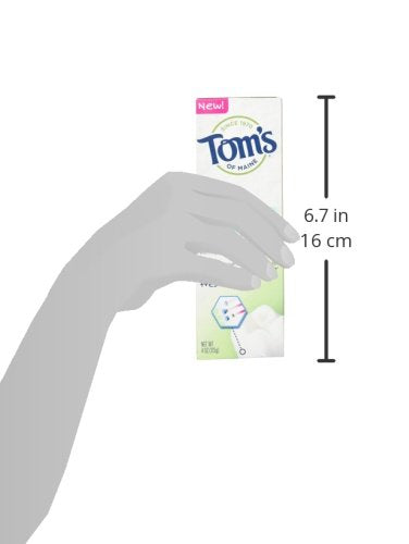 Tom's of Maine, Natural Rapid Relief Sensitive Toothpaste, Natural Toothpaste, Sensitive Toothpaste, Fresh Mint, 4 Ounce, 2-Pack