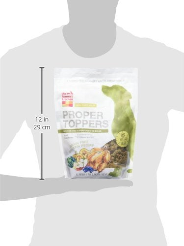 Honest Kitchen Proper Toppers: Natural Human Grade Dehydrated Dog Superfood Grain Free Turkey