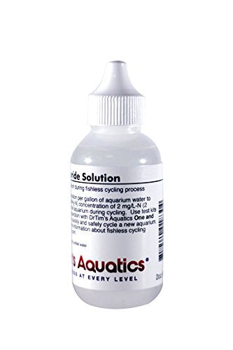 DrTim's Aquatics - Ammonium Chloride Solution for Fishless Cycling - 2 oz Bottle