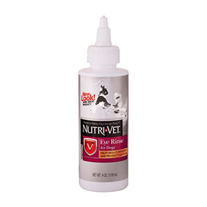 Nutri-Vet Eye Rinse Liquid for Dogs, 4-Ounce