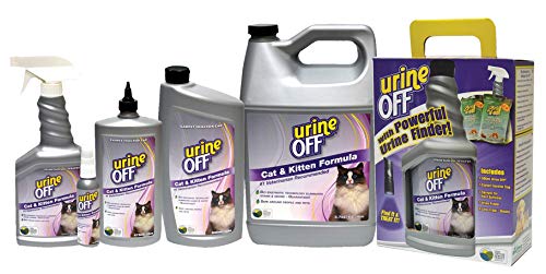 Urine Off Odor and Stain Remover for Cats, 1 Gallon