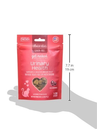 Get Naked Urinary Health Crunchy Treats for Cats (1 Pouch), 2.5 oz