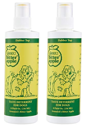 Grannick Bitter Apple with Dabber Top for Dogs 8ounce(2 Pack)