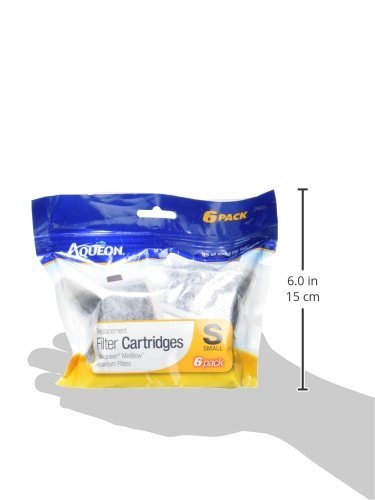 Aqueon 06417 Filter Cartridge, Small, 12-Count