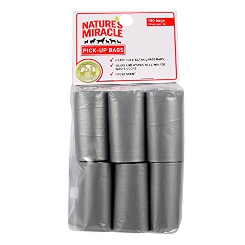 Nature's Miracle Pick-Up Bags, 12 Rolls, 180 Bags (P-6006)
