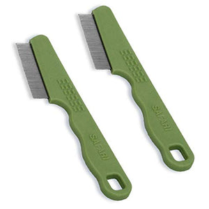 Safari Cat Flea Combs, 2 Pack, Single Sided