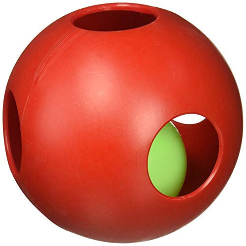 Teaser Ball Size: 6.5" H x 6" W x 6.25" D, Color: Red (2-Pack)