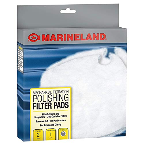 MarineLand PA11482 C-360 Canister Filter Polishing Filter Pads, 2-Pack