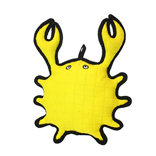 TUFFY Ocean Creature Crab, Durable Dog Toy, Large