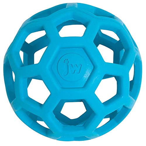 JW HOL-ee Roller Original Treat Dispensing Dog Ball - Hard Natural Rubber - Assorted Colors