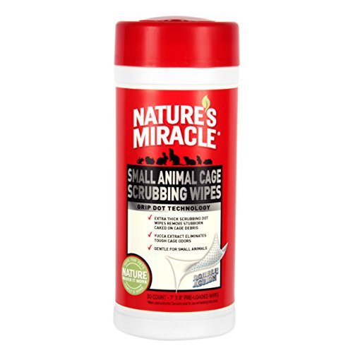 Nature's Miracle 60 Count Small Animal Cage Scrubbing Wipes