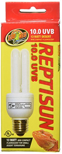 Zoo Med Reptisun 10.0 Uvb Mini Compact Fluorescent 13 Watt