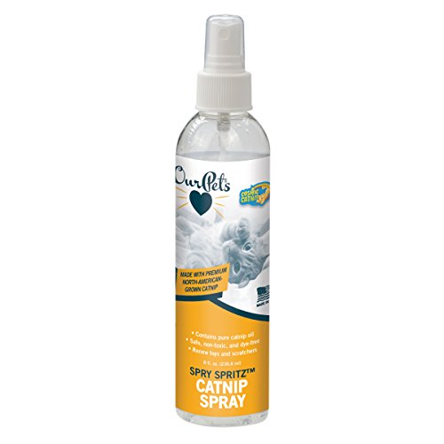 OurPets 8-Ounce Frisky Spritz Catnip Spray