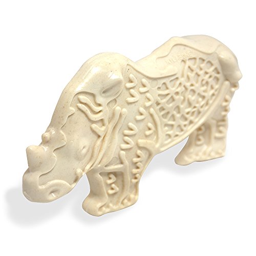 Nylabone Dental Chew Chicken Flavored Rhino Dog Chew Toy, Medium