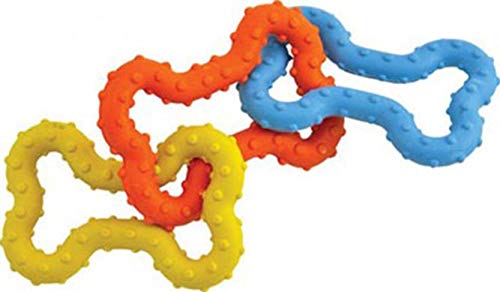 Tug-o-War Rubber Chew and Fetch Toy for Small Dogs, Dog Tug Toy by Petstages