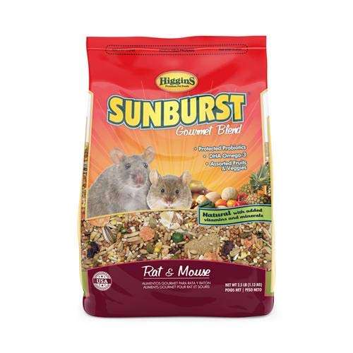 Higgins Sunburst Gourmet Rat & Mouse Food, 2.5 Lbs, Large