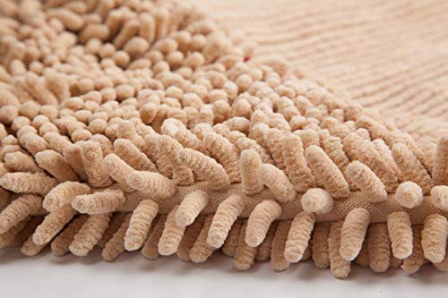 Soggy Doggy Super Shammy  Beige One Size 31-inch x 14-inch Microfiber Chenille Dog Towel with Hand Pockets