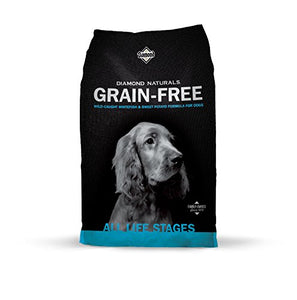 Diamond Naturals Grain Free Real Meat Recipe Premium Dry Dog Food with Real Fish 5lb