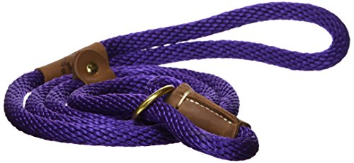 Mendota Products Slip Lead,  1/2" X 6', Purple, Dogs