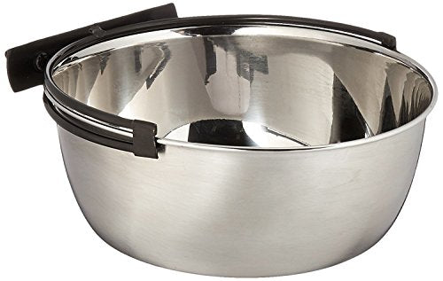 Midwest Stainless Steel Snap'y Fit Water and Feed Bowl (2 Pack)