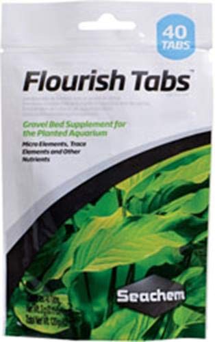Seachem Flourish Tabs Growth Supplement - Aquatic Plant Stimulant 40 ct