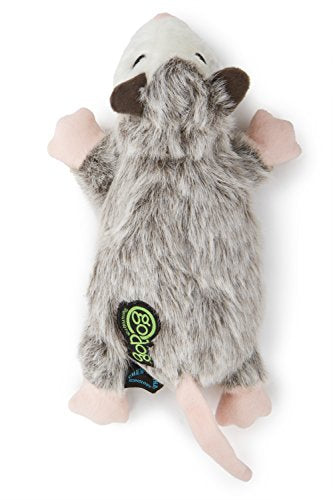 GoDog Flatz Opossom Toy with Chew Guard